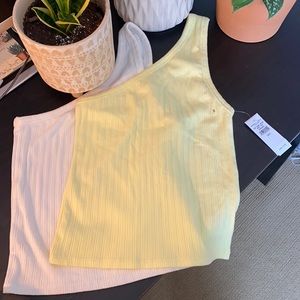 One shoulder American Eagle Tops!